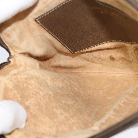 GUCCI GG Supreme Web Sherry Line Bag PVC Beige Gold 904 02 047 Auth th5842 - Picture 13 of 16